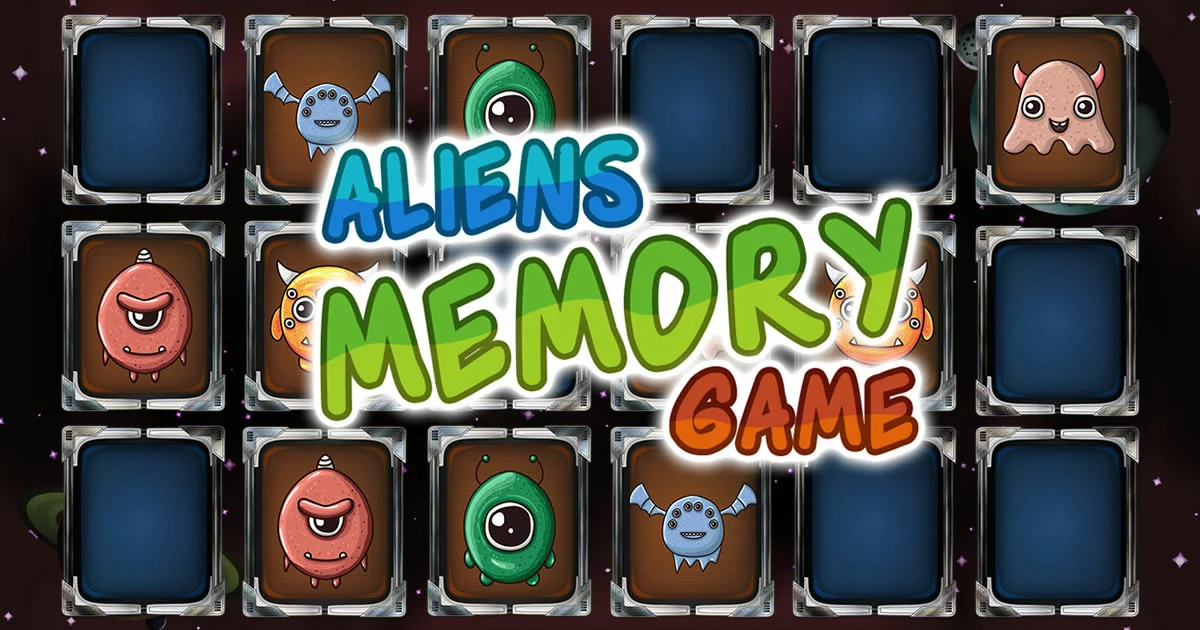 Aliens Memory Game