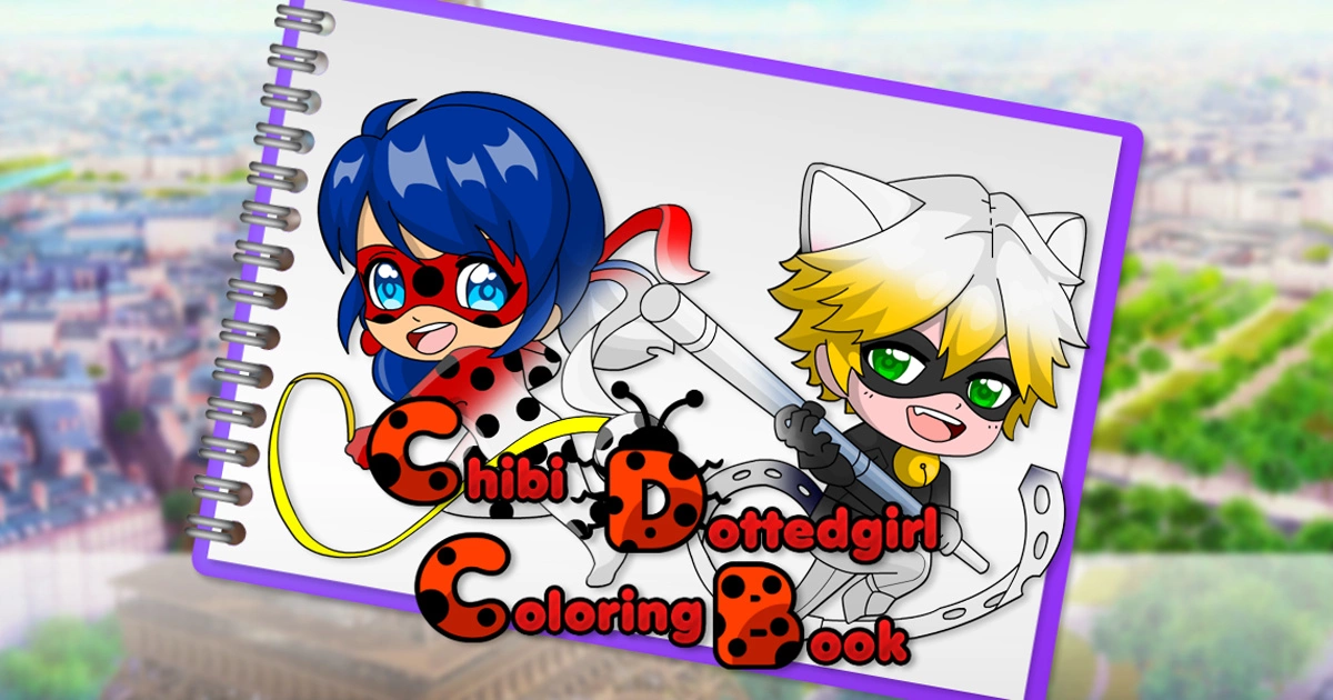 Chibi DottedGirl Coloring Book