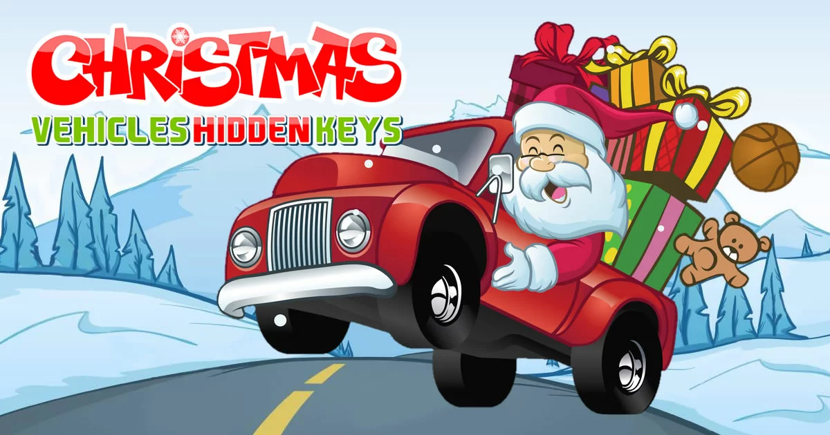 Christmas Vehicles Hidden Keys