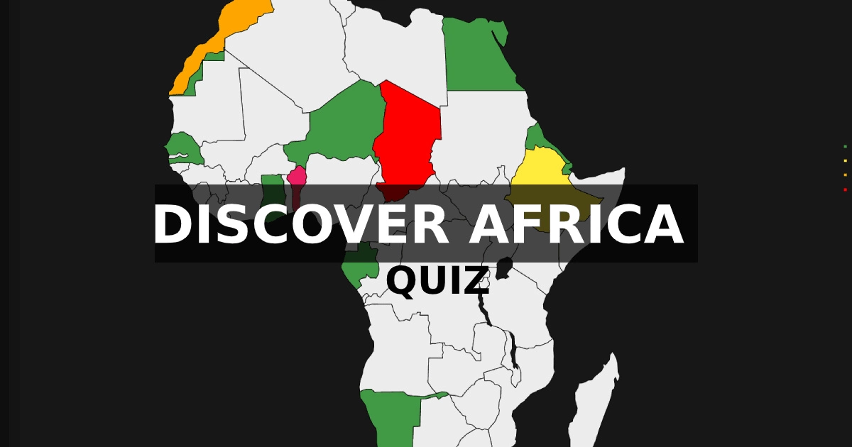 Location of African countries | Quiz