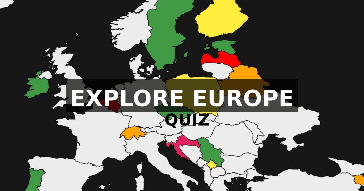 Location of European countries | Quiz