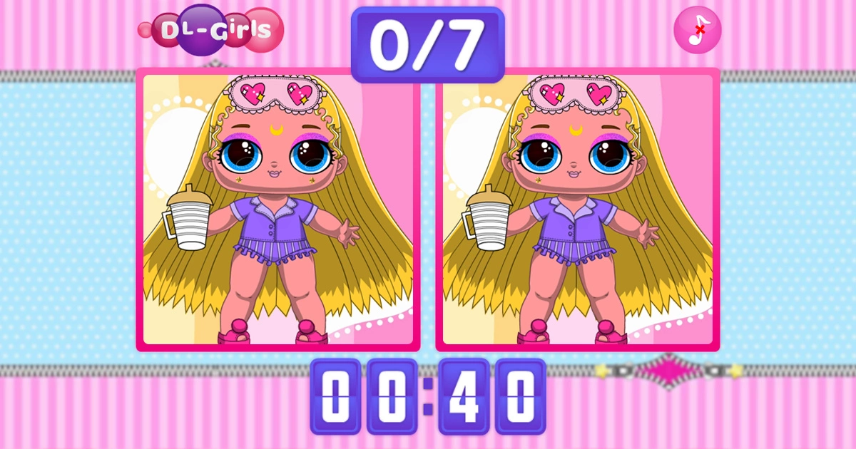 Popsy Princess - Spot the Difference