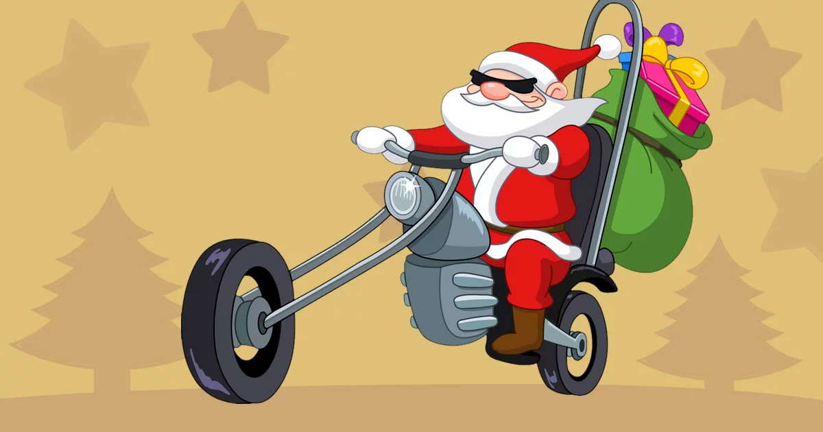 Santa Driver Coloring Book